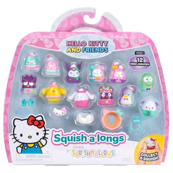 Hello Kitty Other - Squishmallows Hello Kitty and Friends Squish-a-longs 12-Pack NWT